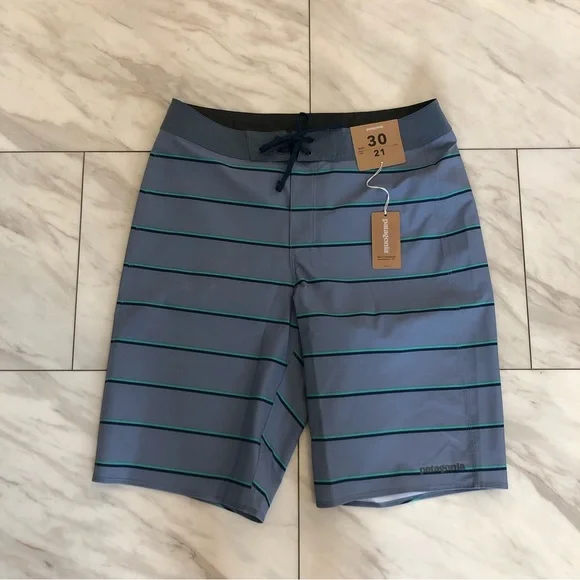 Patagonia Men's Hydropeak 21 'Light Plume Grey' Boardshorts 86480-SP22